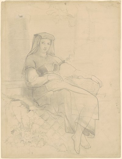 Reclining Woman by Emanuel Gottlieb Leutze