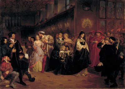 The Courtship of Anne Boleyn, 1846 by Emanuel Gottlieb Leutze