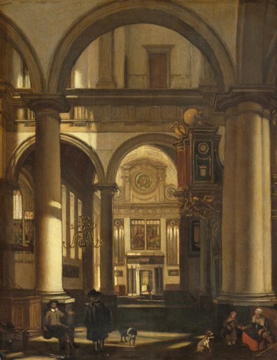 Church Interior by Emanuel de Witte