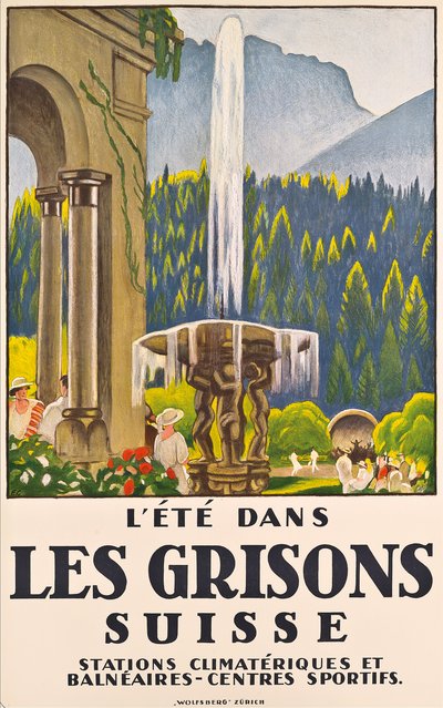 Summer in les Grissons, Switzerland by Emil Cardinaux