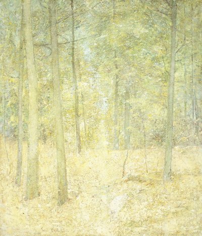 A Woodland Scene by Emil Carlsen