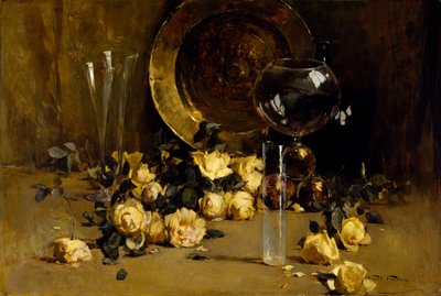 Yellow Roses by Emil Carlsen