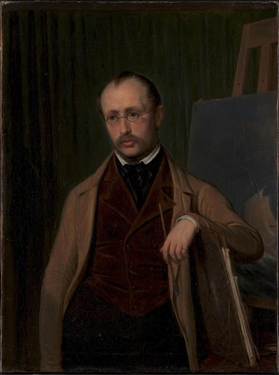 Portrait of the Marine Painter by Emil Ditlev Bærentzen