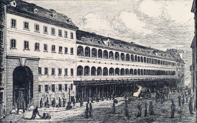 The Salzgries Barracks in Vienna by Emil Hütter