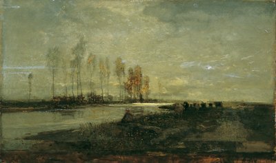 On the Thaya near Lundenburg II by Emil Jakob Schindler