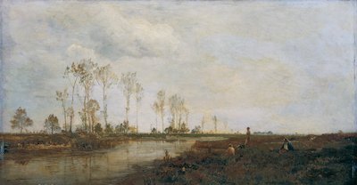 On the Thaya near Lundenburg I by Emil Jakob Schindler