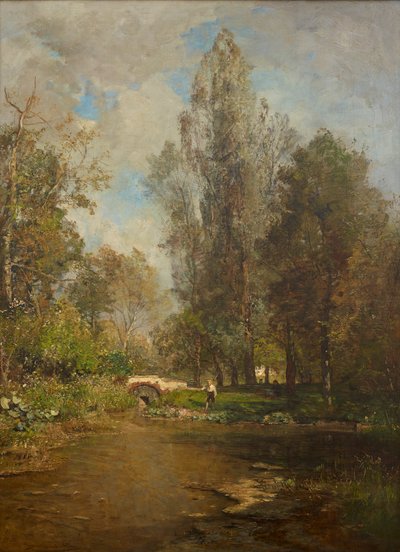 Hackinger Au by Emil Jakob Schindler