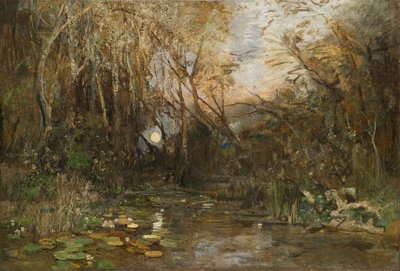 Moonrise in the Prater by Emil Jakob Schindler