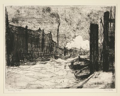 Hamburg Harbor by Emil Nolde