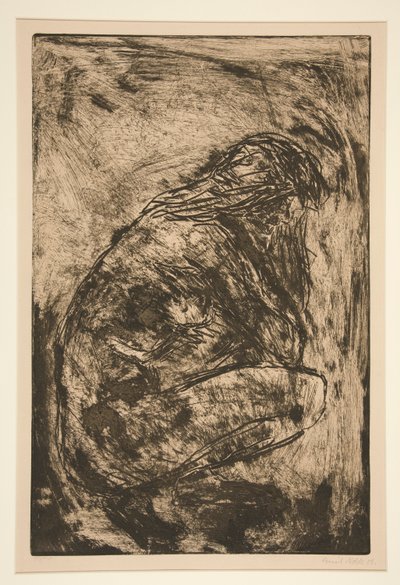 Seated Nude by Emil Nolde