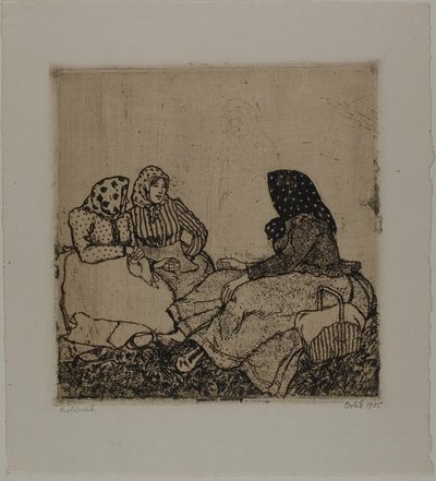 Three Women by Emil Orlik