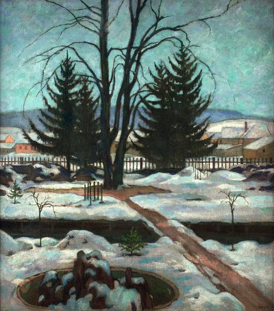 Winter by Emil Orlik