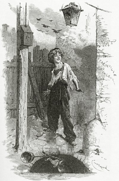 Gavroche, 19th Century by Emile Antoine Bayard