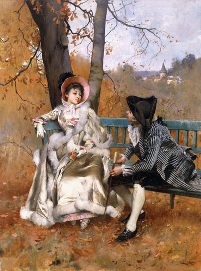 The Rendez-vous by Emile August Pinchart
