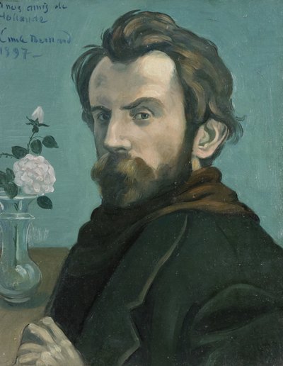 Self-portrait by Émile Bernard (signed by artist)