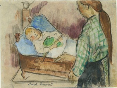 Bedtime by Emile Bernard