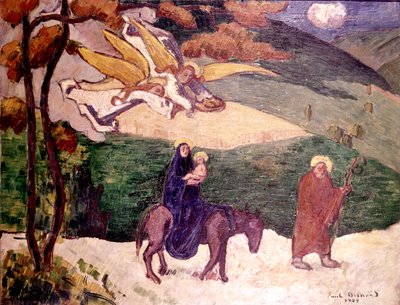 Flight into Egypt by Emile Bernard