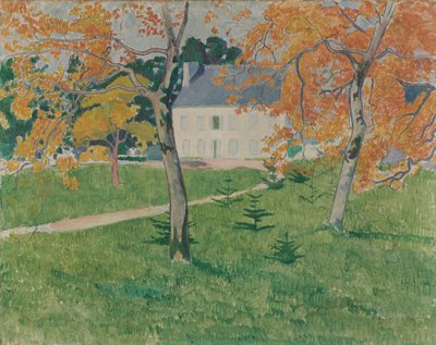 House among trees. Pont-Aven, 1888 by Emile Bernard