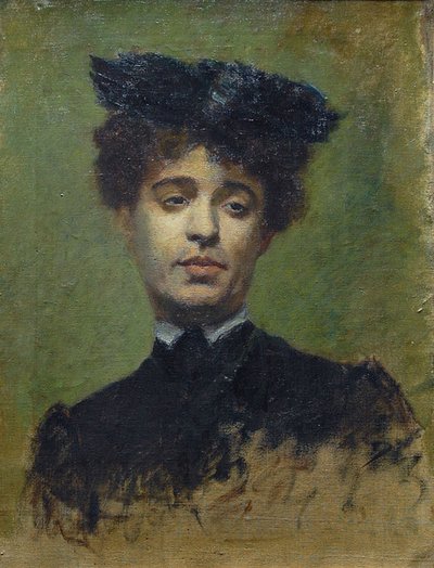 Portrait of Marie Lemasson, 1892 by Emile Bernard