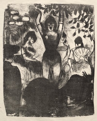 Singer at the Café-Concert by Emile Bernard