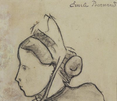 Study of a Breton Woman by Emile Bernard