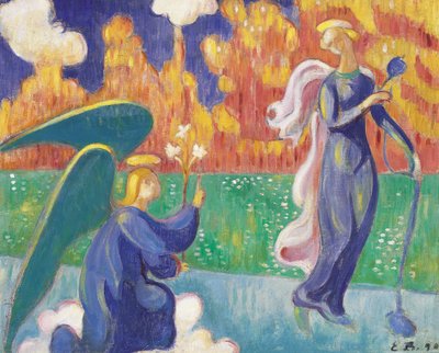 The Annunciation, 1890 by Emile Bernard