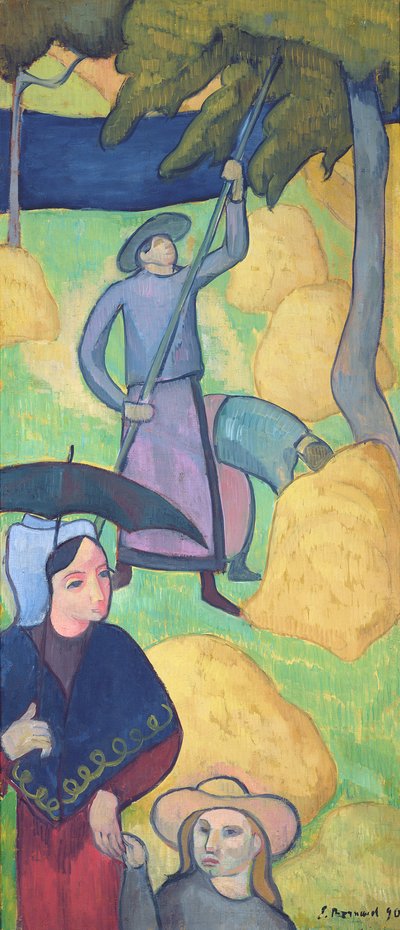 The Apple Harvest, 1890 by Emile Bernard