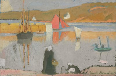 The Port at Saint-Briac, 1887 by Emile Bernard