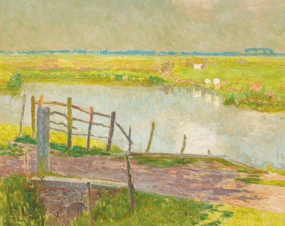 The Fence by Emile Claus