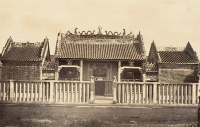 Pagoda of the Chinese City, 1866 by Emile Gsell
