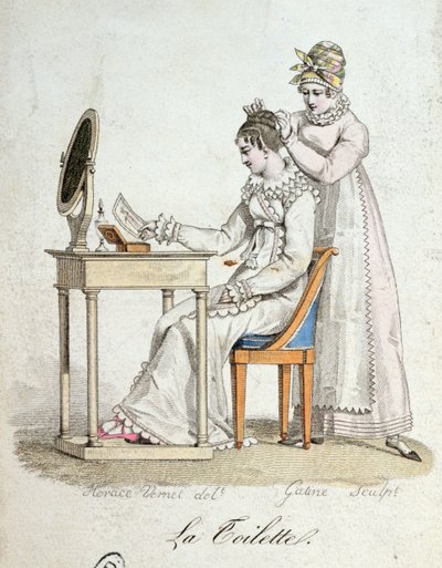 The Dressing Table by Emile Jean Horace Vernet