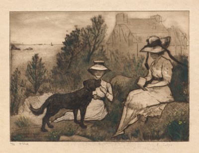 In the Garden by Emile Jean Sulpis