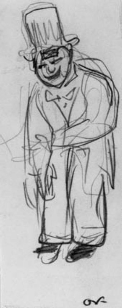 Standing Clown with Tall Hat by Emile Othon Friesz