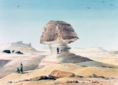 The Sphinx, 19th century by Emile Prisse d