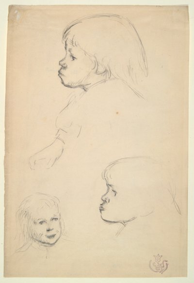 Studies of a Child by Emile Schuffenecker