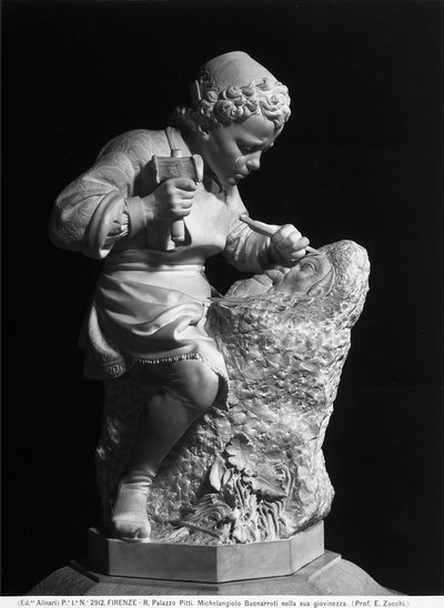 Michelangelo as a Boy by Emilio Zocchi