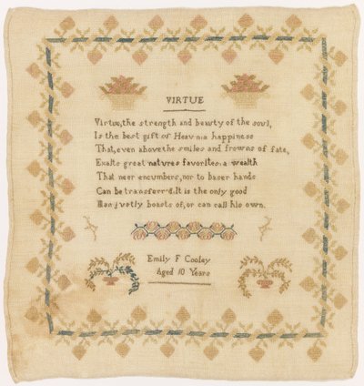 Sampler by Emily F. Cooley