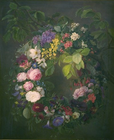 A Wreath of Flowers by Emma Thomsen