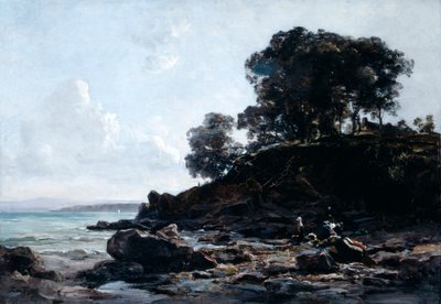Laundrette at Low Tide, 1891 by Emmanuel Lansyer