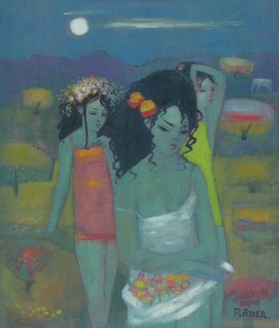 Gathering Fruit by Endre Roder