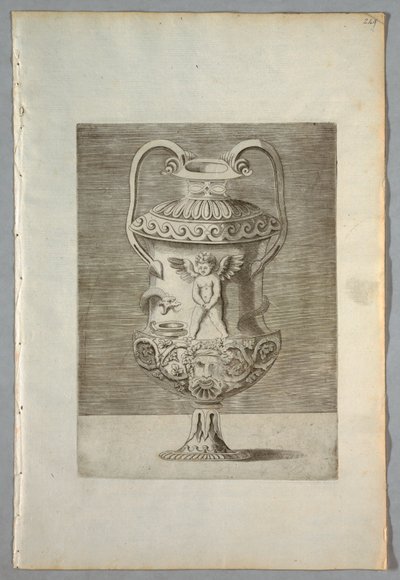 Vase (Plate 9 of a Series) by Enea Vico
