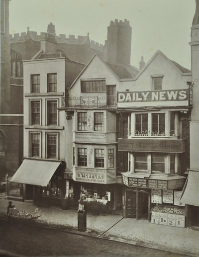 185 Fleet Street, City of London, 1884 by English Photographer
