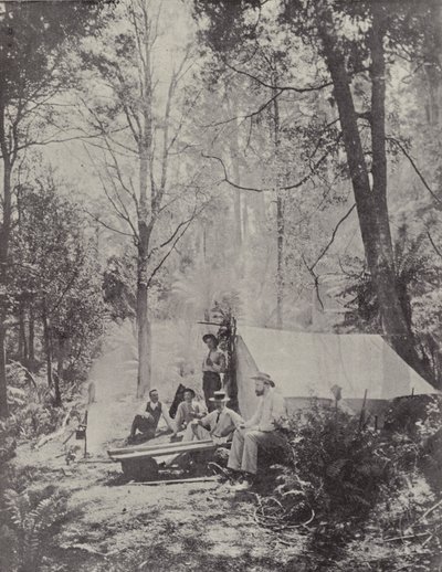 A Bush Camp, Tasmania by English Photographer