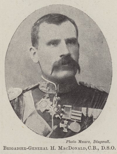 Brigadier-General H. MacDonald, CB, DSO by English Photographer