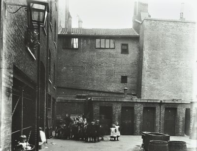 Dufferin Street: Costermongers Buildings, London, 1896 by English Photographer