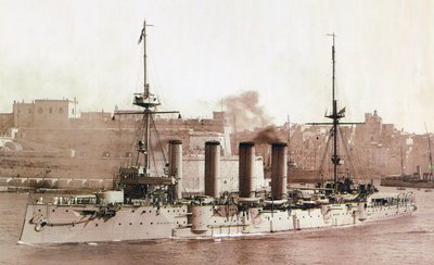 HMS Aboukir, 1902 by English Photographer