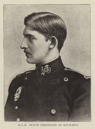 HRH Prince Ferdinand of Roumania by English Photographer