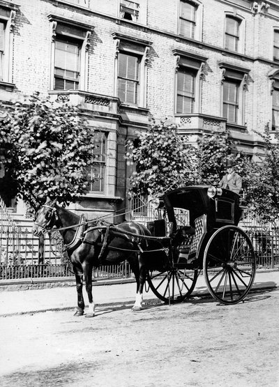 Hansom Cab by English Photographer