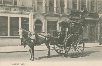 Hansom Cab, London by English Photographer