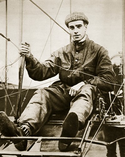 His Fearless Flying Showed the Way (photogravure) by English Photographer
